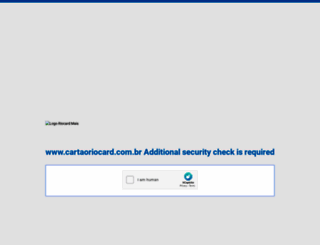 cartaoriocard.com.br screenshot