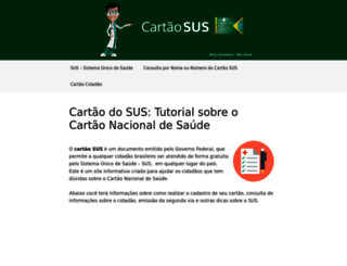 cartaosus.com.br screenshot