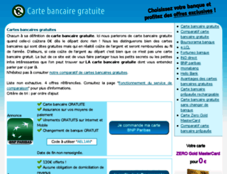 carte-bancaire-gratuite.fr screenshot