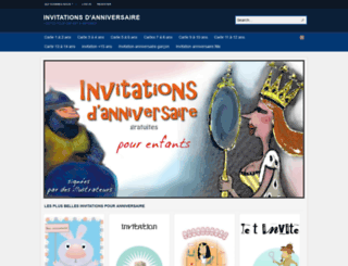 carte-invitation-anniversaire.fr screenshot