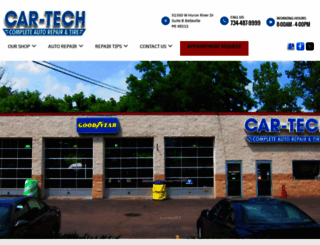 cartechautorepairandtire.com screenshot