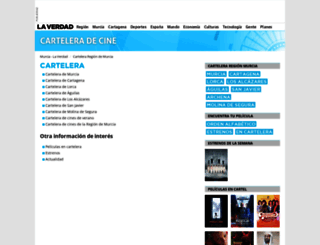 cartelera.laverdad.es screenshot
