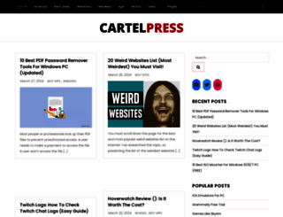 cartelpress.com screenshot