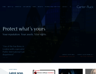 carter-ruck.com screenshot