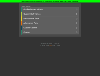 carterbuiltperformance.com screenshot