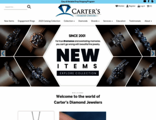 cartersdiamondjewelers.com screenshot
