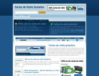 cartes-de-visite-gratuites.fr screenshot