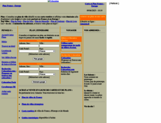 cartes-plans.com screenshot