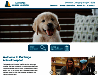 carthageanimalhospital.com screenshot