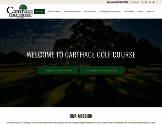 carthagegolfcourse.com screenshot