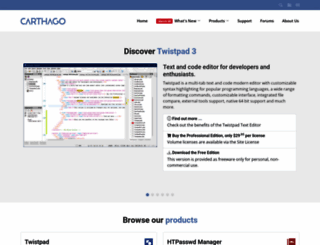 carthagosoft.net screenshot