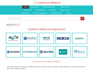 cartillasmedicas.com.ar screenshot