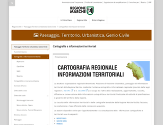 cartografia.regione.marche.it screenshot