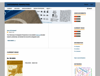 cartographicperspectives.org screenshot