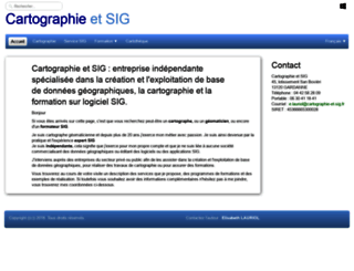 cartographie-et-sig.fr screenshot