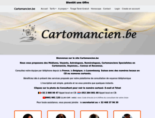 cartomancien.be screenshot