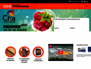 cartonneries-gondardennes.com screenshot