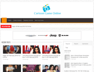 cartoongameonline.com screenshot
