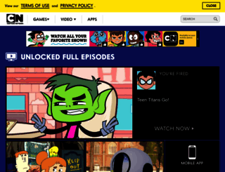 cartoonnetwork.com.ve screenshot