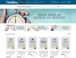 cartoriounico.com.br screenshot