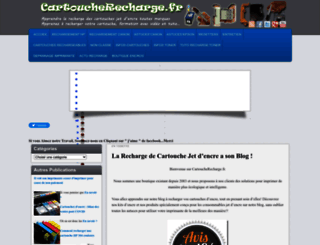 cartoucherecharge.fr screenshot
