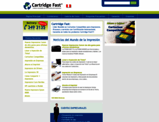 cartridgefast.com.pe screenshot