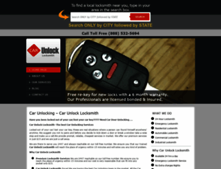 carunlocklocksmith.com screenshot