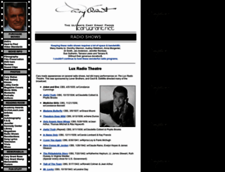 carygrantradio.com screenshot