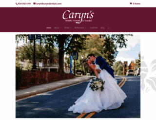 carynsbridals.com screenshot