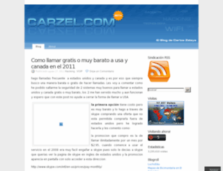 carzel.wordpress.com screenshot