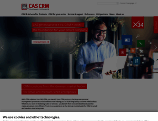 cas-crm.com screenshot
