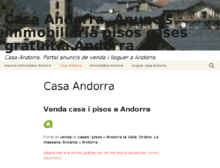 casa-andorra.com screenshot