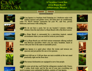 casa-iguana.com screenshot