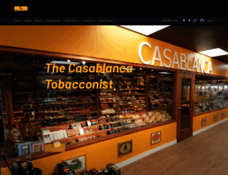 casablancatobacconist.com screenshot
