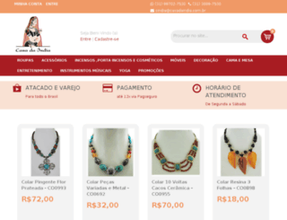 casadaindia.com.br screenshot
