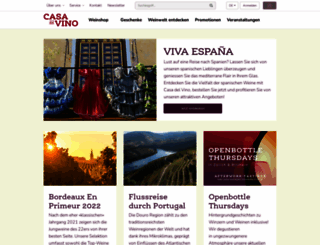 casadelvino.ch screenshot