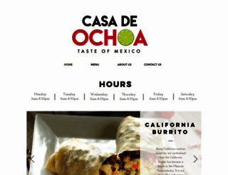 casadeochoa.com screenshot