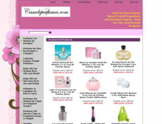 casadeperfumes.com screenshot