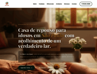 casaderepousobemmequer.com.br screenshot