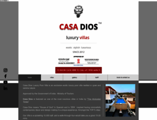 casadiosvillas.com screenshot