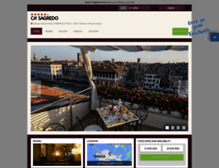 casagredohotel.hotelinvenice.com screenshot