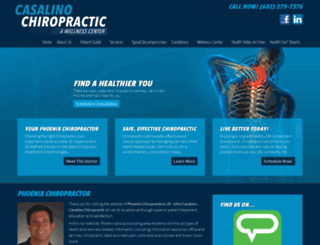 casalinochiropractic.com screenshot