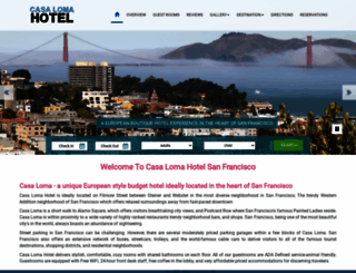 casalomahotelsf.com screenshot