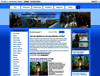 casas-particulares-cuba.com screenshot