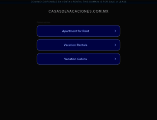 casasdevacaciones.com.mx screenshot