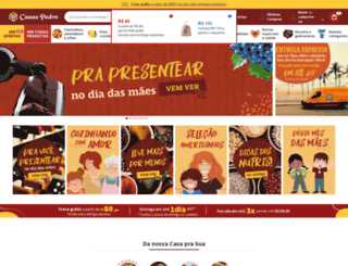 casaspedro.com.br screenshot
