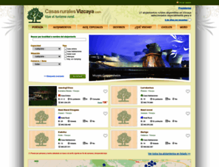 casasruralesvizcaya.com screenshot