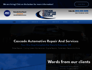 cascade-automotive.com screenshot
