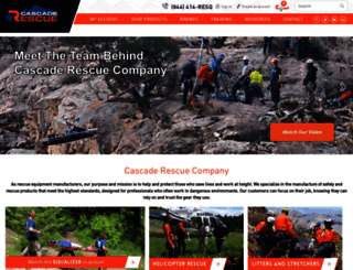 cascade-rescue.com screenshot