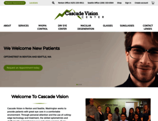 cascade-vision-center.com screenshot